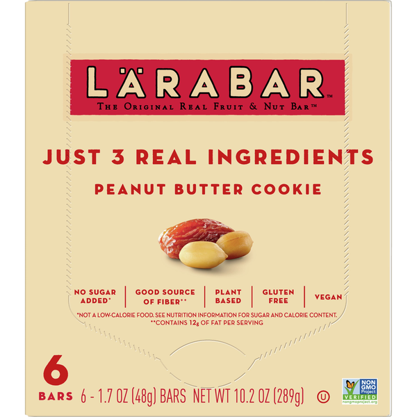 LÄRABAR Peanut Butter Cookie Fruit and Nut Bars