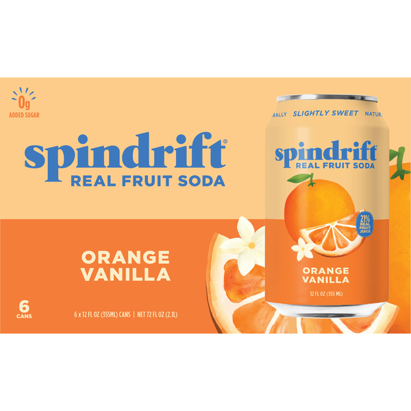 Spindrift Orange Vanilla Soda