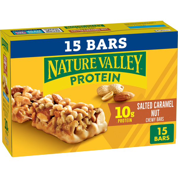 Nature Valley Protein Salted Caramel Nut Chewy Snack Bars