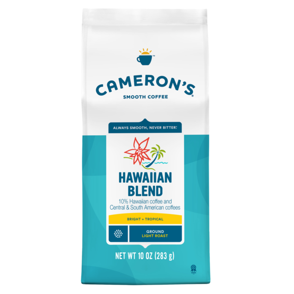Cameron's Coffee Bag, Hawaiian Blend Light Roast Ground Coffee