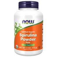 NOW Spirulina Powder, Certified Organic, Pure️