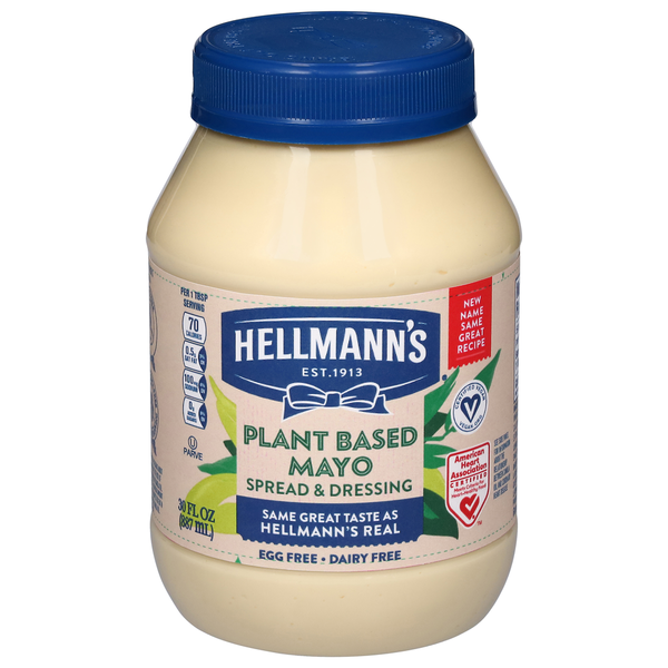 Hellmann's Spread & Dressing, Mayo, Plant Based