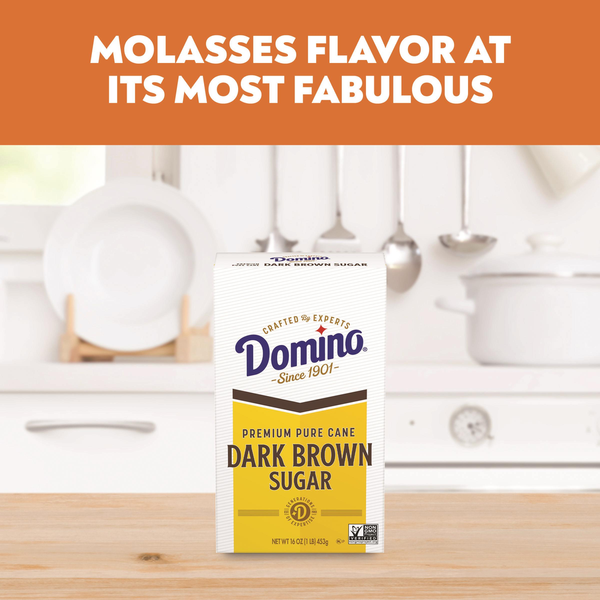 Domino Premium Pure Cane Dark Brown Sugar