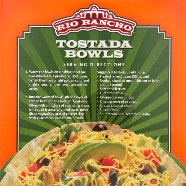 Rio Rancho Tostada Bowls, Six-Inch Bowls