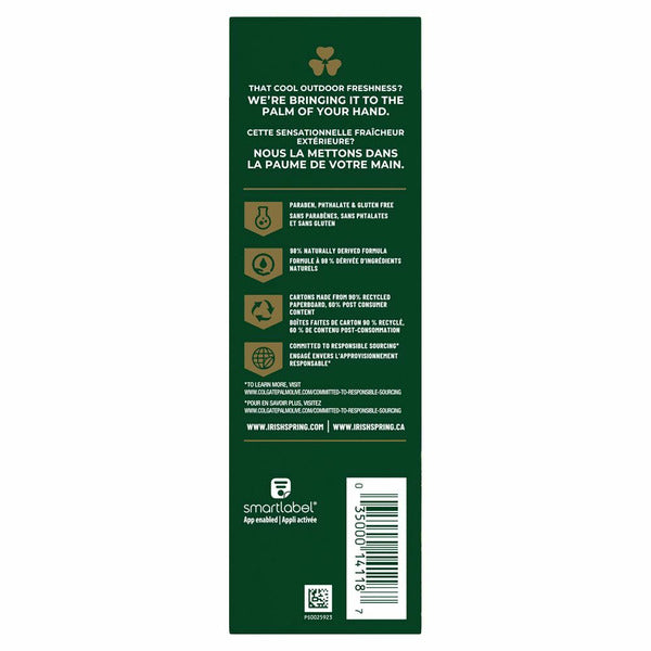 Irish Spring Men's Bar Soap, Aloe Mist