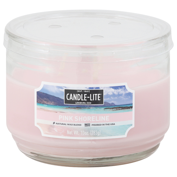 Candle-lite Pink Shoreline Candle