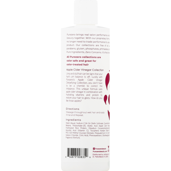 Purezero Shampoo, Detoxifying,