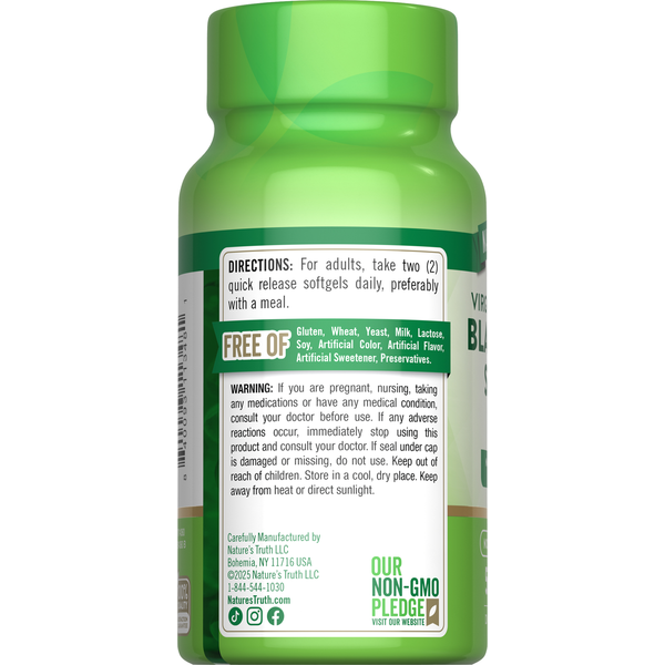 Nature's Truth Black Seed Oil Softgels