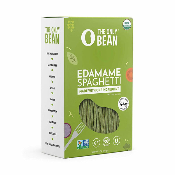 The Only Bean Edamame Spaghetti (Organic & Gluten Free) Pasta Noodles