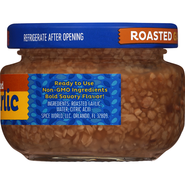 Spice World Garlic, Minced, Roasted