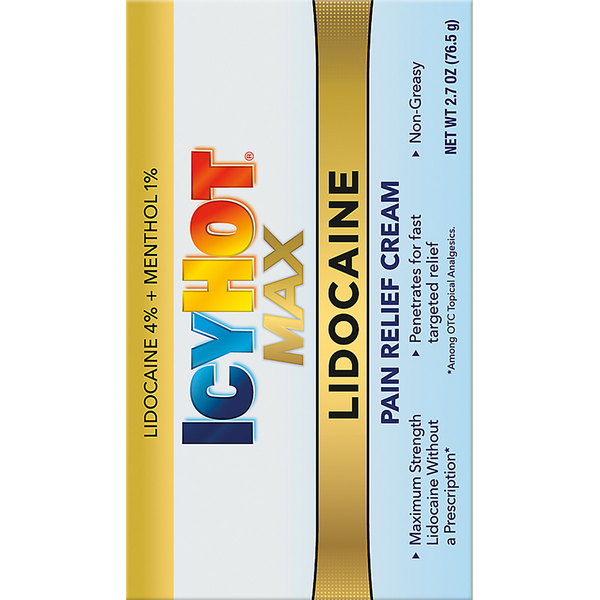 Icy Hot Pain Relief Cream, Lidocaine