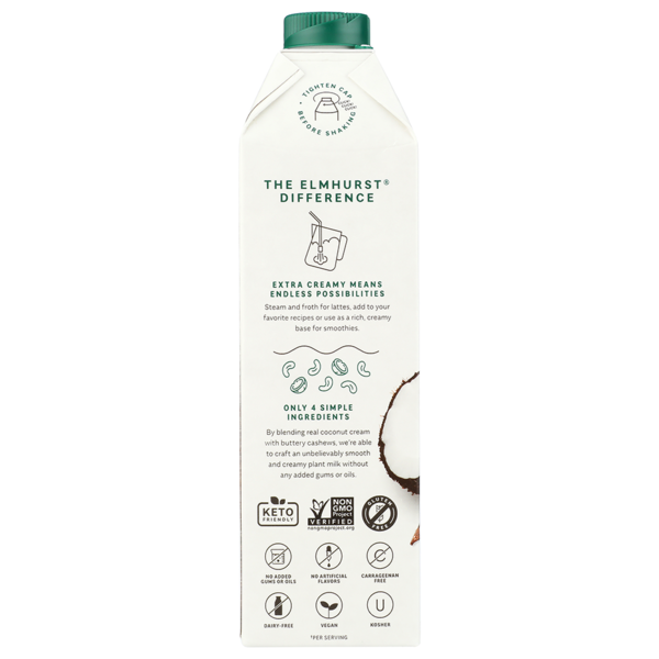 Elmhurst Unsweetened Coconut Cashew Milk