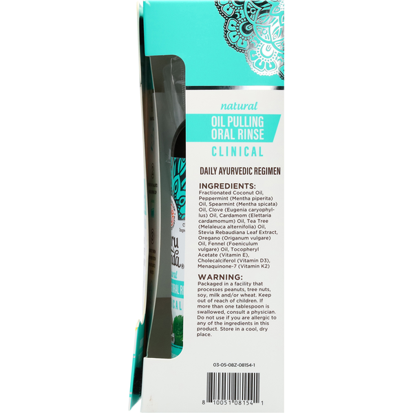 GuruNanda Natural Oil Pulling Coco-Mint Oral Rinse with Vitamins & Essential Oils