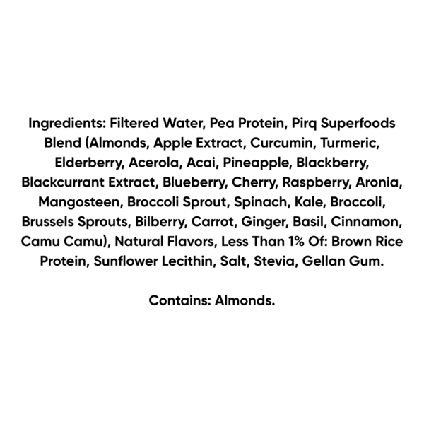 Pirq 21g Plant Based Protein Shakes, Vanilla