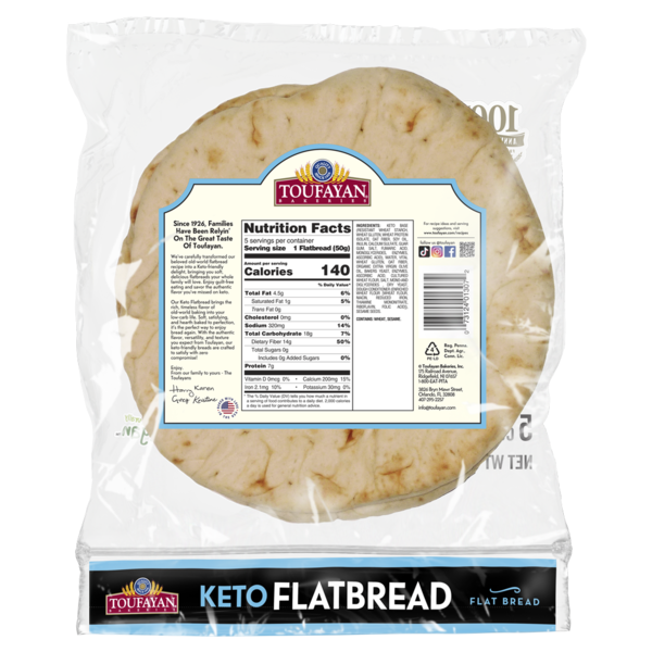 Toufayan Bakeries Keto Flat Bread