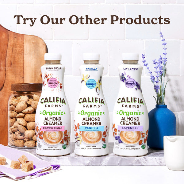 Califia Farms Organic Brown Sugar Almond Milk Coffee Creamer