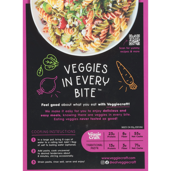 Veggiecraft Rotini, Rainbow