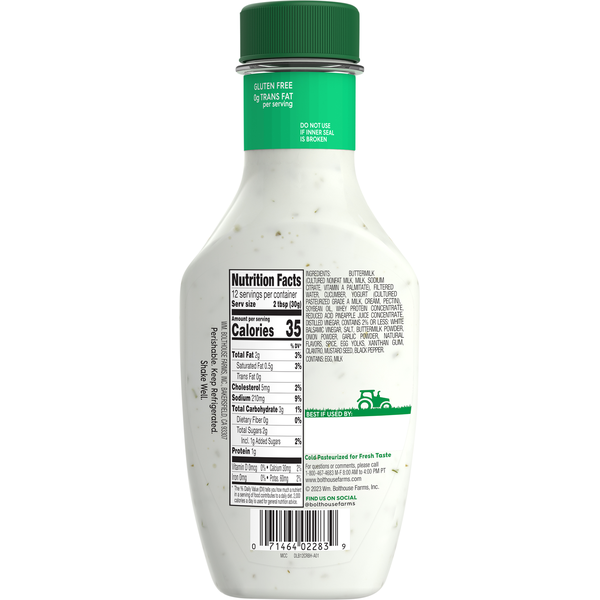Bolthouse Farms Yogurt Dressing & Dip, Cucumber Ranch