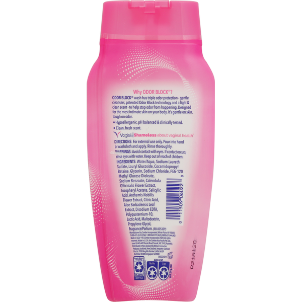 Vagisil Intimate Wash, Daily, Odor Block