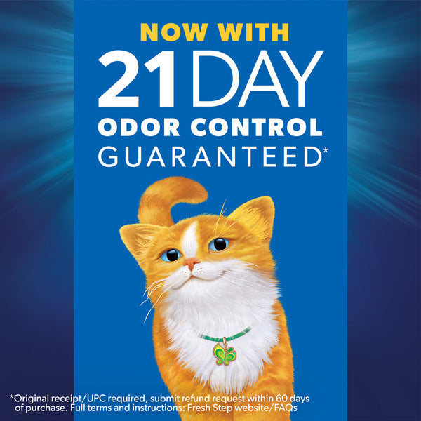 Fresh Step Clean Paws Clumping Low-Tracking Cat Litter, Gain Scent