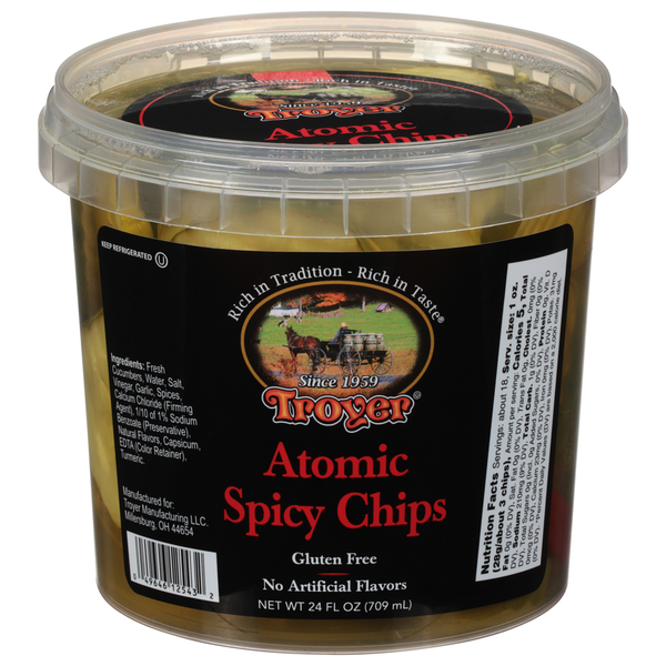 Troyer Pickles, Atomic Spicy Chips