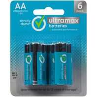 Simply Done Aa Ultra Alkaline 1.5V Ultramax Batter...
️