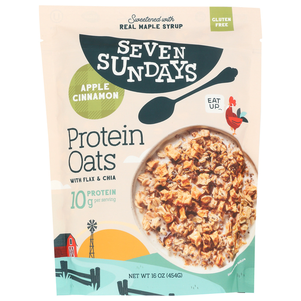 Seven Sundays Apple Cinnamon Protein Oats