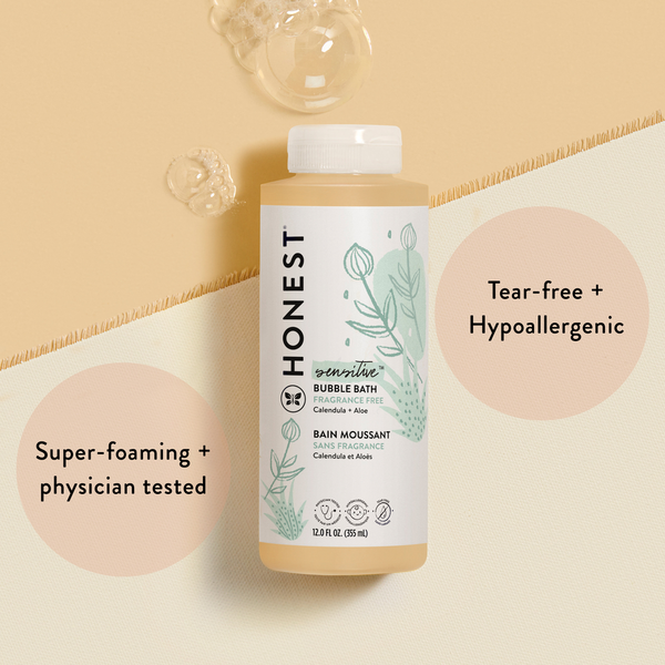The Honest Company Bubble Bath, Fragrance Free