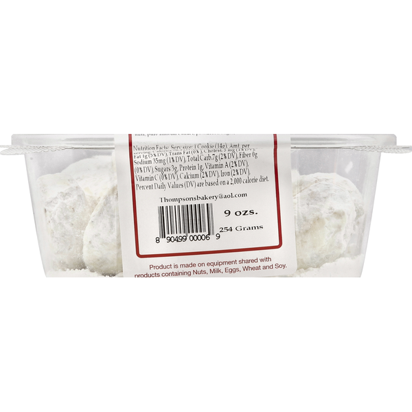 Thompson's Old Fashioned Bakery Wedding Cookies