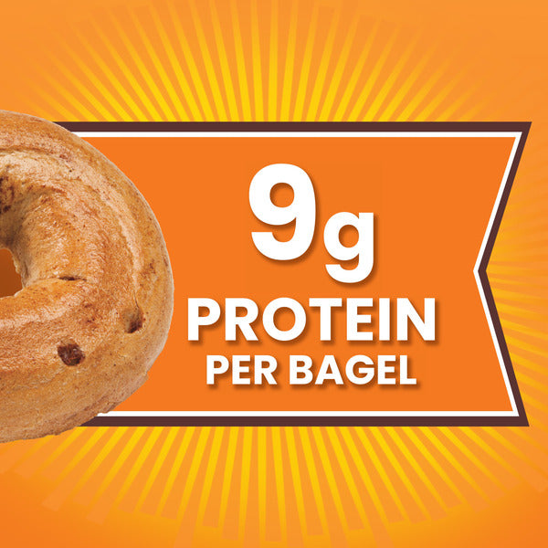 Thomas’ 6 ct, Cinnamon Swirl, Bagels, 9g Protein, Kosher, Bagels, 18 oz