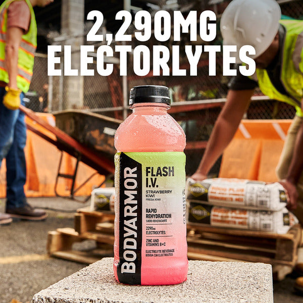 BODYARMOR Flash I.V. Lemon Lime Zero Sugar Sports Drink Bottle