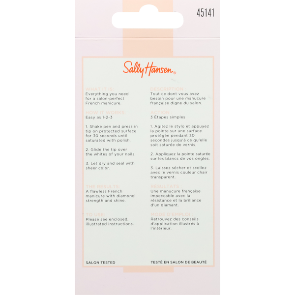 Sally Hansen Manicure Pen Kit, French, Diamond Strength, Ballet Bare