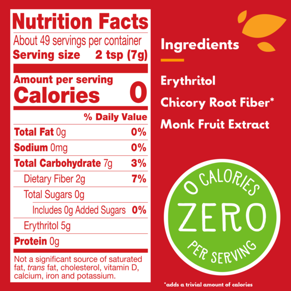 Truvia Sweet Complete® Granulated All-Purpose Monk Fruit Sweetener, Bag