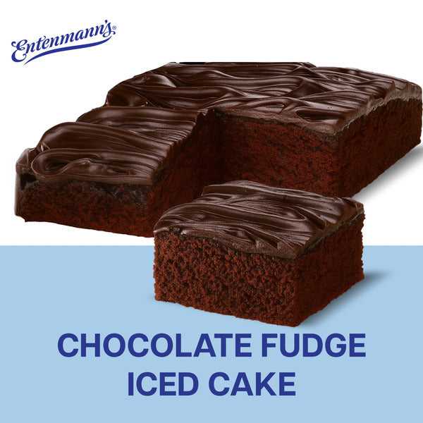 Entenmann's Chocolate Fudge, Iced Cake, Sheet Cake, 17 oz