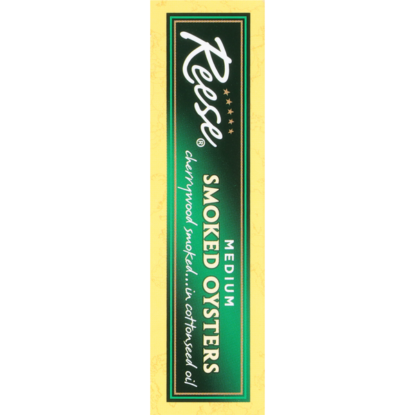 Reese's Smoked Oysters, Medium