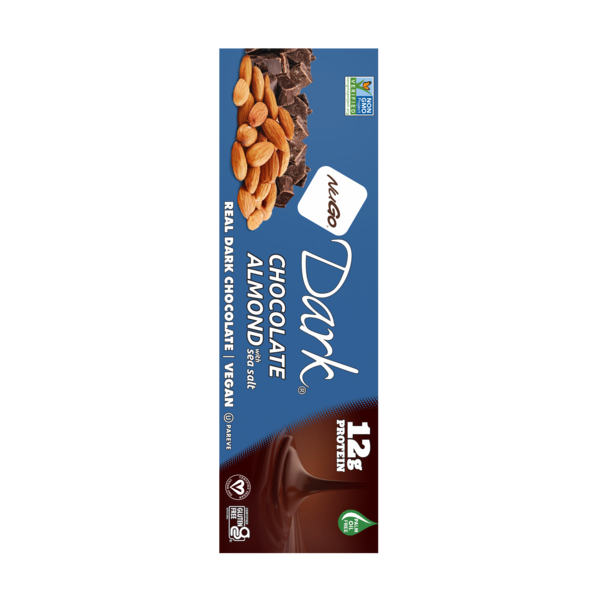 NuGo Dark Almond with Sea Salt Vegan, Gluten Free Protein Bar