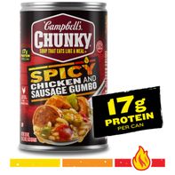 Campbell's Spicy Chicken and Sausage Gumbo️