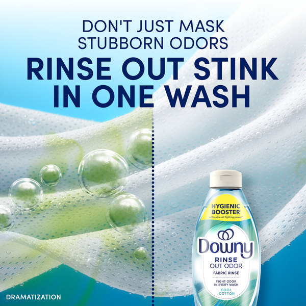 Downy Rinse Out Odor Fabric Rinse, Cool Cotton
