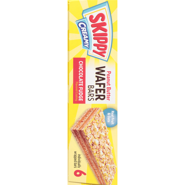 SKIPPY Wafer Bars, Creamy, Real Fruit & Oats