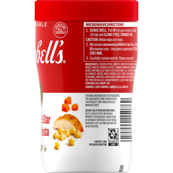 Campbell's Chicken Soup With Star-Shaped Pasta