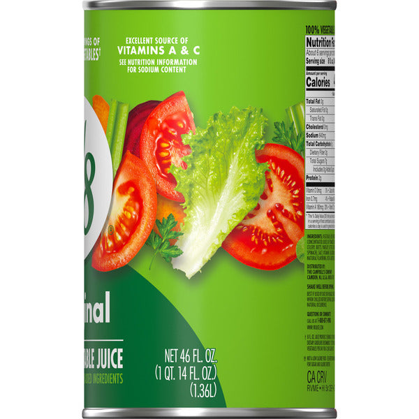 V8 Original 100% Vegetable Juice