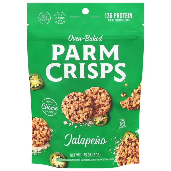 ParmCrisps Oven-Baked Jalapeno Cheese Snack