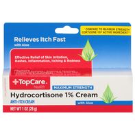 TopCare Hydrocortisone 1% Cream, with Aloe, Maximu...
️