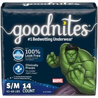 Goodnites Boys' Nighttime Bedwetting Underwear, Si...
️