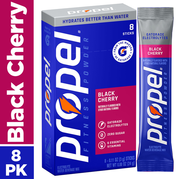 Propel Zero Sugar Black Cherry Electrolyte Powder Drink Mix
