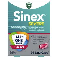 Vicks Sinex SEVERE, All-In-One Sinus + Mucus Relie...
️