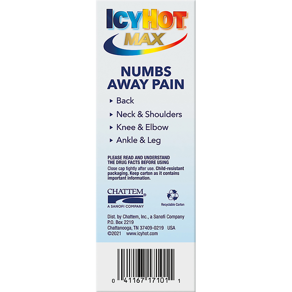 Icy Hot Pain Relief Cream, Lidocaine