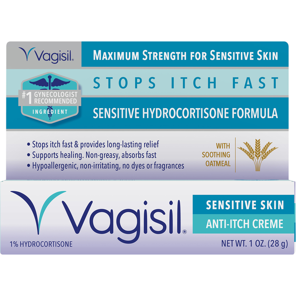 Vagisil Anti-Itch Creme, 1% Hydrocortisone, Sensitive Skin