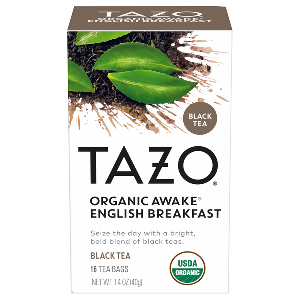 TAZO Tea Organic Awake Tea Bags English Breakfast Black Tea
