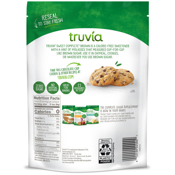 Truvia Sweet Complete Brown  Sweetener With The Stevia Leaf